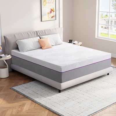 Twolike 12 Inch  Comfort Memory Foam Mattress with Breathable & Removable Cover, without Fiberglass for Safer Sleep