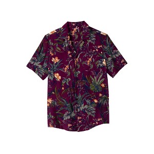 KingSize KS Island Printed Rayon Short-Sleeve Shirt - 1 of 4