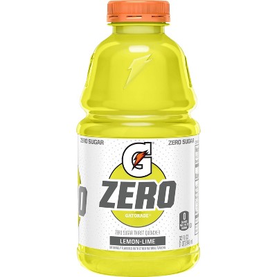 Gatorade G Zero Sugar Lemon Lime Sports Drink - 32 fl oz Bottle