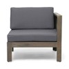 Maggift Patio Seating Sets Outdoor, Featuring Unique Design, Ideal for Chats, Perfect for Gardens, Living Spaces, Gray, 81.5"*53.5"*24" - 3 of 4