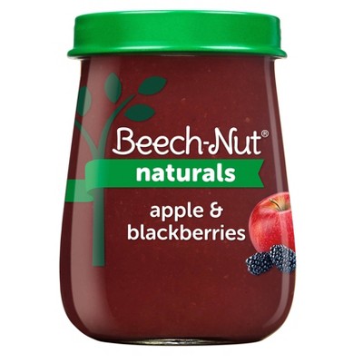 Beech-Nut Naturals Apple & Blackberry Baby Food Jar - 4oz