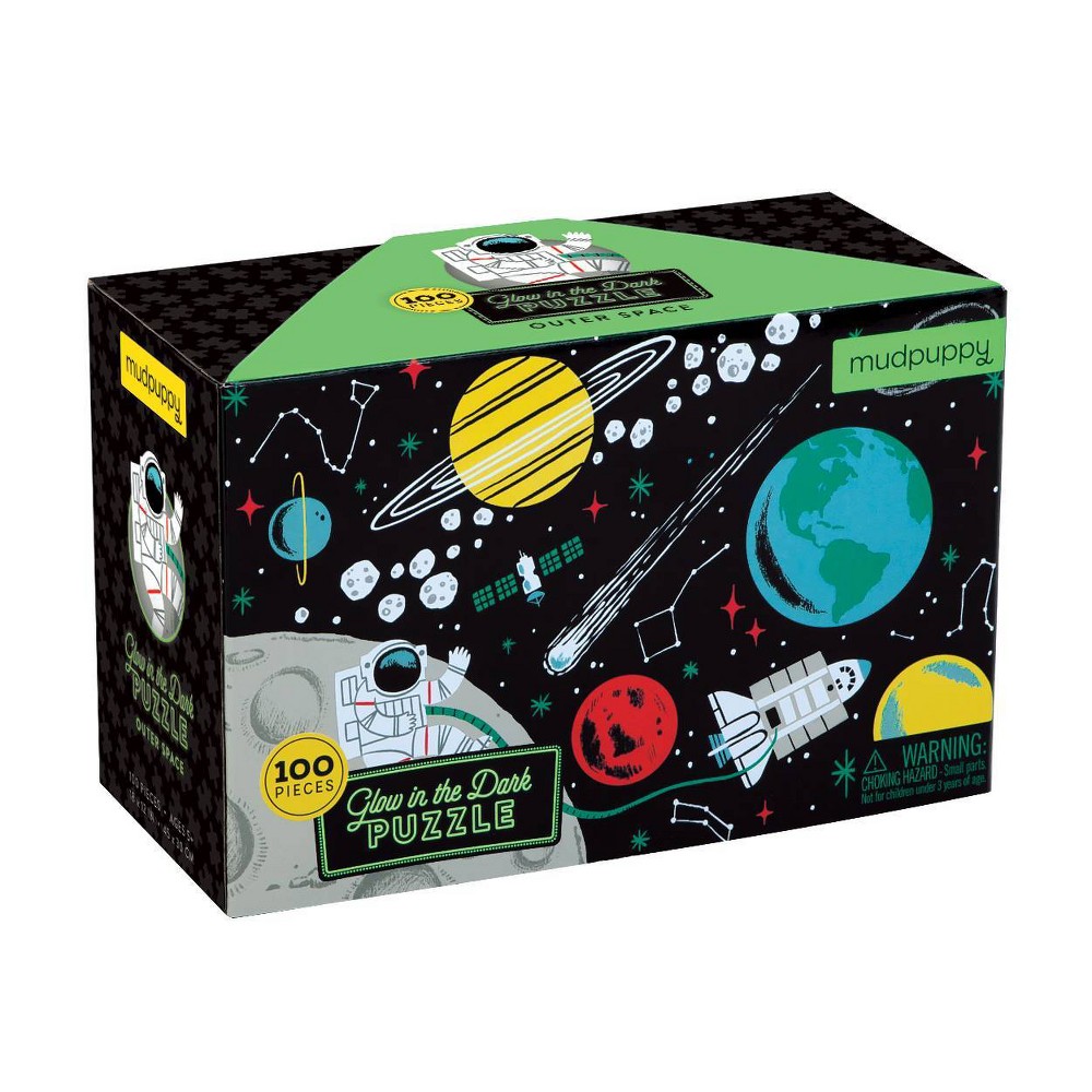 ISBN 9780735345737 product image for Galison Outer Space Glow-in-the-Dark Jigsaw Puzzle - 100pc | upcitemdb.com