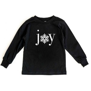 The Juniper Shop Joy Snowflake Toddler Long Sleeve Tee - 1 of 3