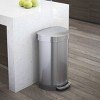 simplehuman 60L Kitchen Step Trash Can with Silent Close Lid Stainless Steel Semi Round Garbage Can with Fingerprint Proof Finish - 4 of 4