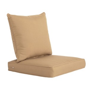 ARTPLAN Indoor/Outdoor All Weather Chair Cushions Set Deep Seat Back Pillows Outdoor Cushions for Patio Furniture - 1 of 4