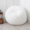 Jaxx 5 Foot Saxx Bean Bag Chair for Adults - Luxe Faux Fur - 3 of 4