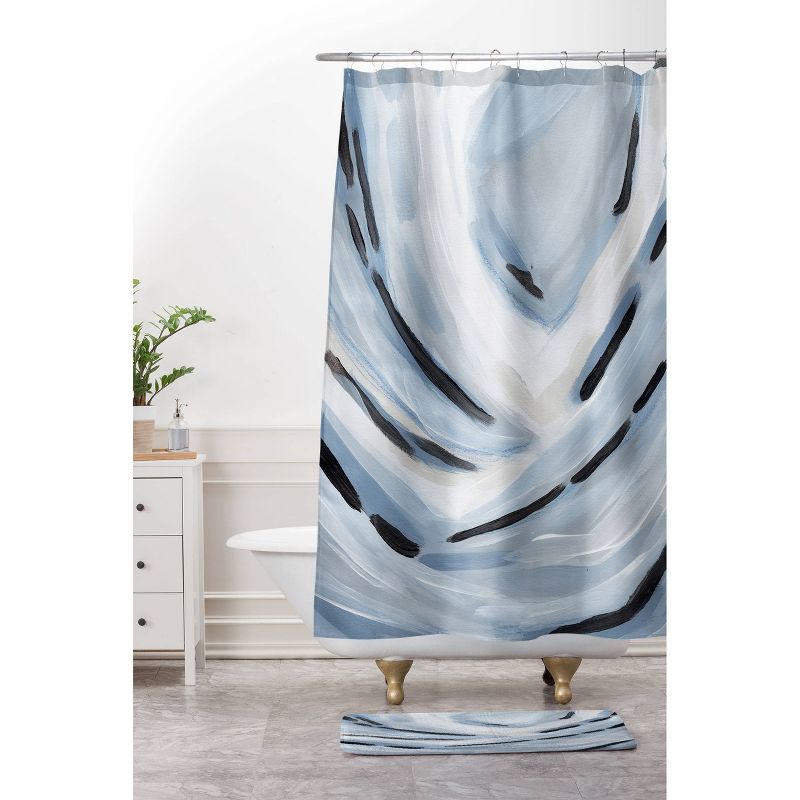 Laura Fedorowicz Rising Shower Curtain Blue - Deny Designs, 4 of 6