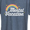 Women's - Instant Message - Mental Vacation Short Sleeve Graphic T-Shirt - 2 of 4