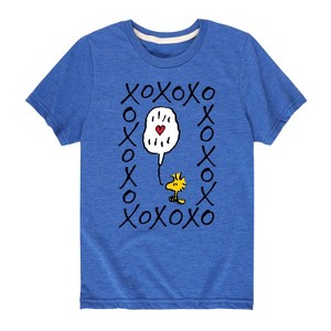 Boys' - Peanuts - Woodstock Xoxo Short Sleeve Graphic T-Shirt - 1 of 4