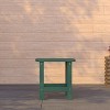 Merrick Lane Poly Resin Indoor/Outdoor All-Weather Adirondack Side Table - 2 of 4