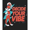 Looney Tunes Lola Bunny Decide Your Vibe Women's Black Graphic Tee - 2 of 2