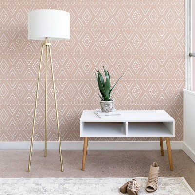 Deny Designs Little Arrow Design Co Farmhouse Diamonds Wallpaper