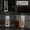 GlasFlength Full Length Mirrors, Freestanding Mirror, Large  Floor Standing Mirror, for Living Room, Bedroom, Dressing Room, Clear, 64"*21"*1.5" - 3 of 4
