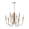 Artcraft Lighting Bronte 9 - Light Chandelier in  Brass - 4 of 4