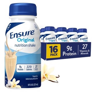 Ensure Original Nutrition Shake - Vanilla - 16ct/128 fl oz - 1 of 4