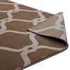 Modway Beltara Chain Link Transitional Trellis 8x10 Area Rug - Dark Tan and Beige,  100% Soft Heat-Set Polypropylene ,  Tight Low Pile Weave - 4 of 4