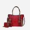 MKF Collection Merlina Faux Crocodile-Embossed Women’s Tote Bag & matching Wallet by Mia K - 2 of 4