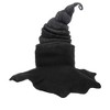 HalloweenCostumes.com  Women Women's Midnight Fog Heartfelted Witch Hat, Black - 3 of 3