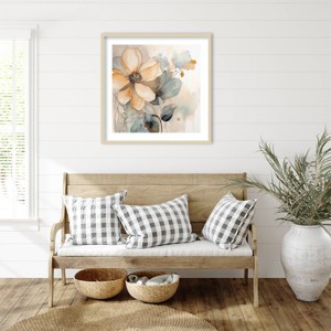 Amanti Art Ivory Blossoms II by Lazar Studio Wood Framed Wall Art Print - 1 of 4