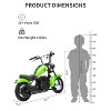 Jojoka 24V Electric Dirt Bike for Kids & Teens, 250W Motor, Two-Speed Motorcycle, Leather Seat - 2 of 4