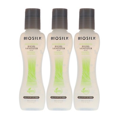 Biosilk Aloe Vera Hand Sanitizer 2.2 oz 3 Pack