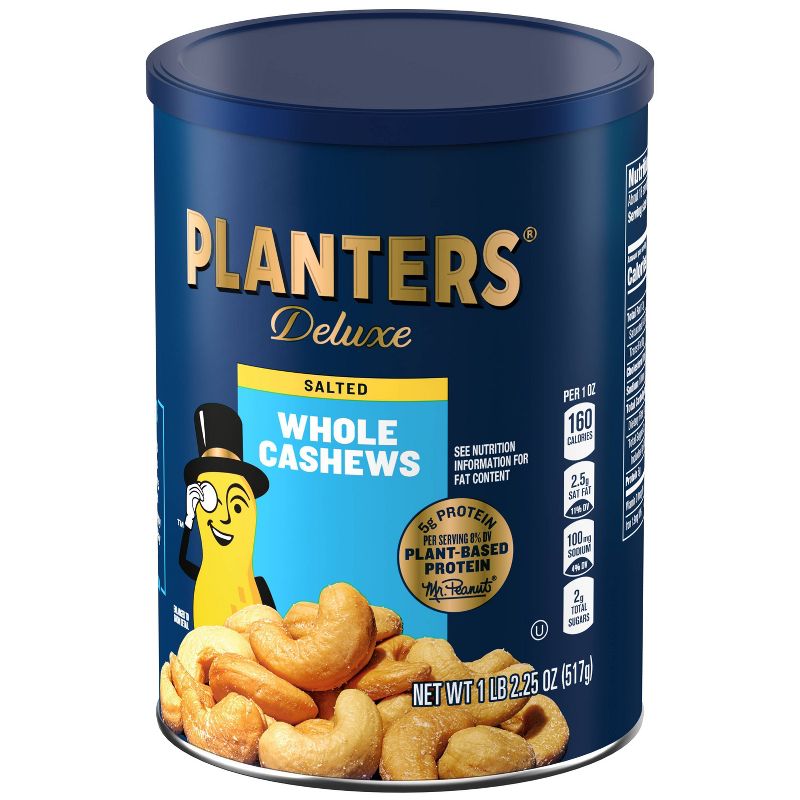 Planters Deluxe Salted Whole Cashews - 18.25oz, 3 of 13