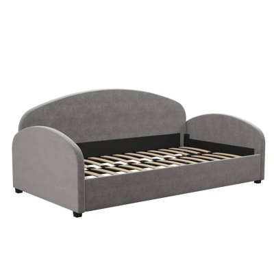 Twin Moon Upholstered Daybed Light Gray Velvet - Mr. Kate: Multi ...