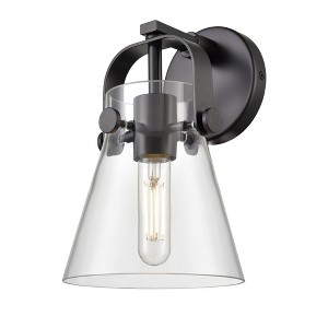 Pilaster II Cone - 1 Light Wall Sconce In Industrial Style-9.75 Inches Tall and 6.5 Inches Wide - 1 of 1