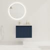 SEVOBAL Bathroom Storage Cabinets, 24 Inch Modern Navy Blue Bathroom Vanity with Drop-Shaped Resin Sink and Soft Closing Hinge, Blue, 18.2"*24"*18.2
" - 2 of 4