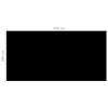 VidaXL Pool Cover Black 157.5 in.x78.7 in. PE - 4 of 4