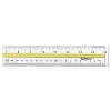 Westcott Acrylic Data Highlight Reading Ruler With Tinted Guide 15" Clear 10580 - 2 of 3