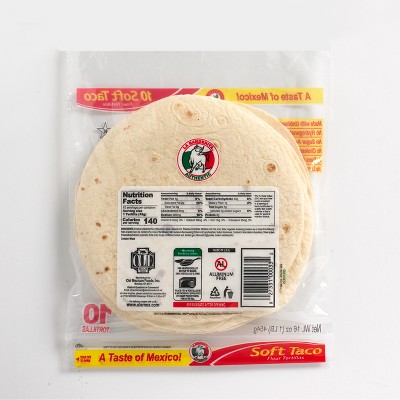 La Banderita Taco Size Flour Tortillas - 16oz/10ct