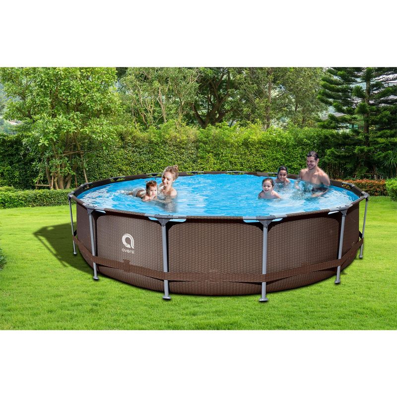JLeisure Avenli Outdoor Above-Ground Swimming Pool with Easy Frame Connection & Assembly, 4 of 5