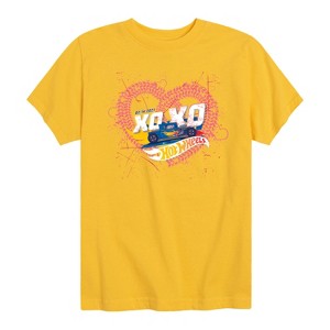 Boys' - Hot Wheels - XOXO Heart Short Sleeve Graphic T-Shirt - 1 of 4