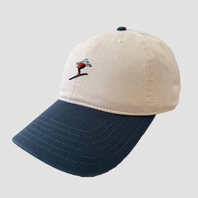 Mighty Fine Skier Dad Hat - Navy Blue/Cream - image 3