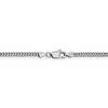 Black Bow Jewelry 2.25mm 14k White Gold Solid Franco Chain Necklace - 4 of 4