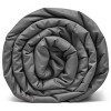 Costway 7/12/15/17/20/22/25 lbs Weighted Blankets Full /Queen/King Size 100% Cotton w/ Glass Beads Dark Grey - 4 of 4