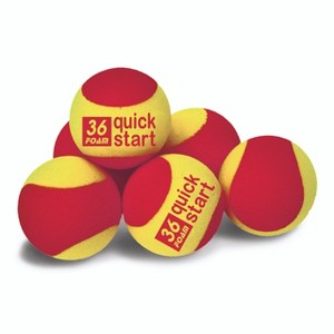 OnCourt OffCourt  Quick Start 36 - foam balls – set of 6 - 1 of 1