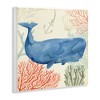 Stupell Industries Underwater Whimsical Whale Watercolor, 12" x 12" - 3 of 4