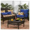 Kensington Garden 17"x44" Outdoor Bench Cushion - 3 of 4