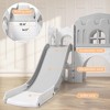 Whizmax 8 in 1 Toddler Slide Indoor Playground, Indoor Slide Toddler Playset for Toddlers 1-3, Kids Outdoor Playground - 3 of 4