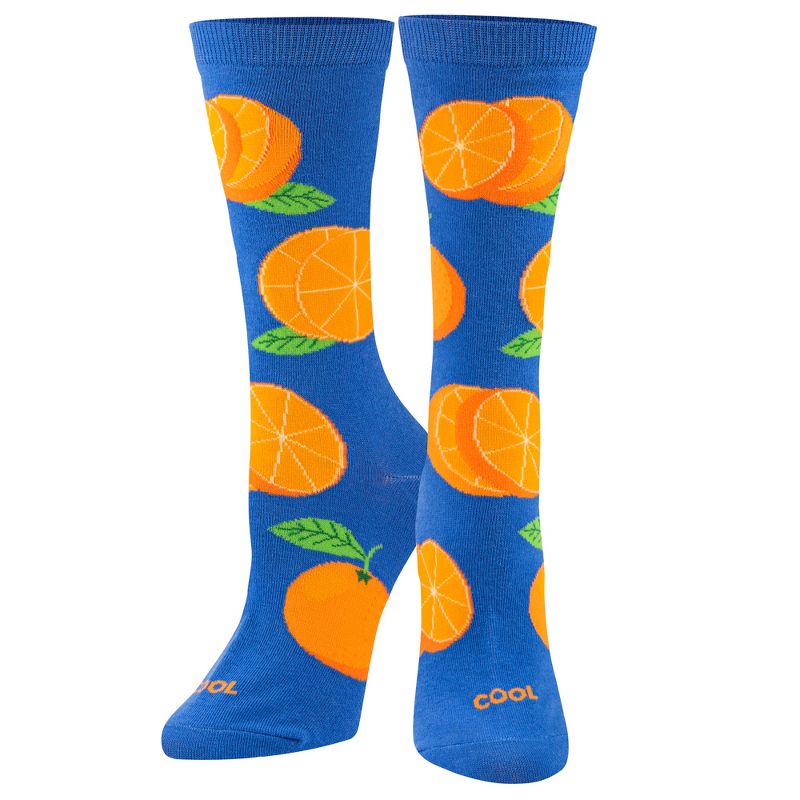 Cool Socks, Cute Fun Fruit Print Novelty Crew Socks for Women, 2 of 6