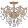 Crystorama Lighting Maria Theresa 3 - Light Semi-Flush Mount in  Gold - 2 of 4