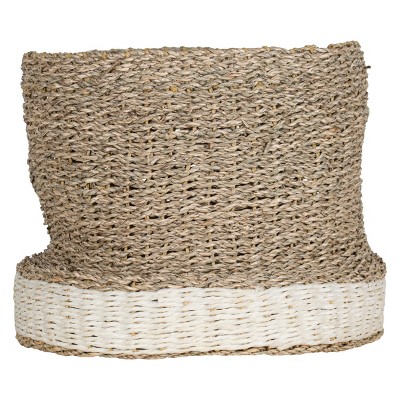 Alani Natural Basket White - Foreside Home & Garden