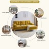 YOOCOZZ Modern Velvet L-Shaped Sectional Sofas for Living Room - 4 of 4