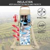 OPUX Wine Bag Single Bottle Carrier Tote Shoulder Strap, Insulated Thermal Carry Case Cooler Travel Picnic Beach Gift - 2 of 4