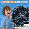 Strictly Briks Classic Bricks Starter Kit, Black, 96 Pieces, 2x3 Studs, Compatible with All Major Brick Brands - image 2 of 4