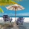 FURNIinspire Outdoor Portable Chair Adjustable Back with Storage for Relaxing Adventures, Blue Stripes, 24.8"*25.6"*32.28" - 2 of 4