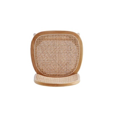 Paragon Nature Cane Sophisticated Wood and Rattan Dining Side Chair