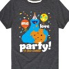 Boys' - Sesame Street - Me Love Party Cookie Monster Short Sleeve Graphic T-Shirt - 2 of 4
